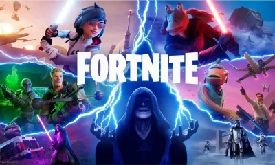 Dramatic image showing the Fortnite logo with an Apple App Store “banned” symbol over it, illustrating the ongoing Fortnite iOS ban.