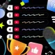 Exciting graphic announcing the new YouTube Top Podcasts Chart USA, with a #1 symbol and a collage of popular podcast imagery.